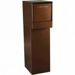 Best Pirce 💯 dVault Thru-Wall Package Drop Vault Plus DVWM0062SA w/Bottom Hold Rear Access - Copper Vein 🤩 -Doors & Windows Sales DVA DVWM0062SA 5