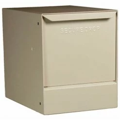 New π dVault Thru-Wall Package Drop wth Tilt-Out Door DVWM0062S - Sand π