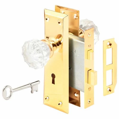 Brand new ๐ Prime-Line Products Prime-Line® Victorian Style Keyed Mortise Glass Knob Lock Set-Brass Finish, E 2311 ๐ 1 Brand new ๐ Prime-Line Products Prime-Line® Victorian Style Keyed Mortise Glass Knob Lock Set-Brass Finish, E 2311 ๐