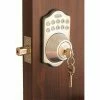New 🔔 LockeyUSA Lockey Electronic Digital Door Lock E-910R Deadbolt, Satin Chrome 🧨