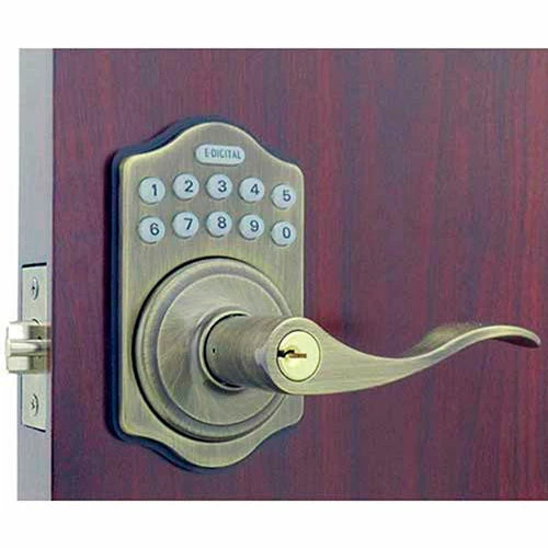 Deals 😍 LockeyUSA Lockey Electronic Digital Door Lock E-985R Lever Lock, Antique Bronze 🥰 1 Deals 😍 LockeyUSA Lockey Electronic Digital Door Lock E-985R Lever Lock, Antique Bronze 🥰