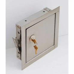 Discount ⭐ Elmdor Fire Rated, Insulated Prime 🧥 Coat Mortise Lock Prep, 18x18 ⌛ -Doors & Windows Sales EO5 FRC18X18PC MLP