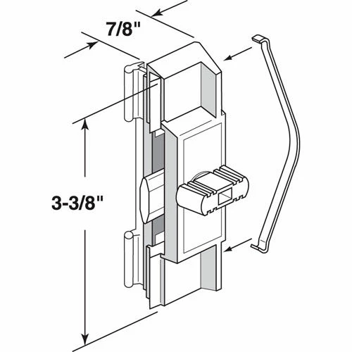 Best deal ✔️ Prime-Line Products Prime Line F 2649 Window Latch&Pull, Black, Adjustable, W/Night Lock ✔️ 2 Best deal ✔️ Prime-Line Products Prime Line F 2649 Window Latch&Pull, Black, Adjustable, W/Night Lock ✔️ - Image 2