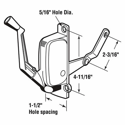 Top 10 π Prime-Line Products Prime-Line H 3666 Awning Window Operator, Right Hand, Aluminum FINISH, MIAMI π₯° 2 Top 10 π Prime-Line Products Prime-Line H 3666 Awning Window Operator, Right Hand, Aluminum FINISH, MIAMI π₯° - Image 2