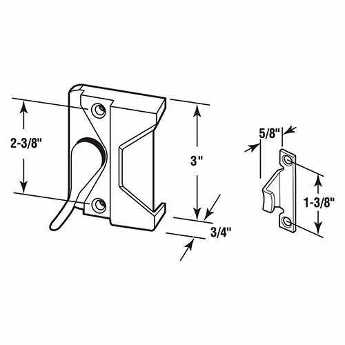 New π₯° Prime-Line Products Prime Line H 3953 Sash Lock & Keeper, R.H., White π 2 New π₯° Prime-Line Products Prime Line H 3953 Sash Lock & Keeper, R.H., White π - Image 2
