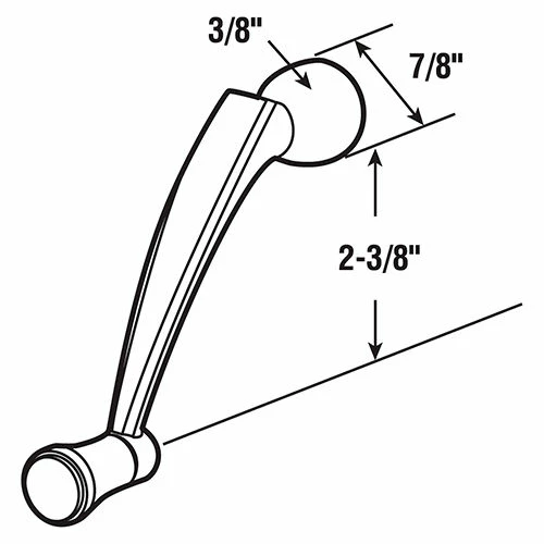 Best deal β€οΈ Prime-Line Products Prime Line H 3957 Window Crank Handle, 3/8" Bore, White, Pella π 2 Best deal β€οΈ Prime-Line Products Prime Line H 3957 Window Crank Handle, 3/8" Bore, White, Pella π - Image 2