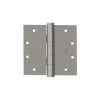 Deals 🧨 Hager Companies Bb1168 Full Mortise, Five Knuckle, Ball Bearing, Heavy Weight Hinge 4.5" X 4.5" Usp ⌛