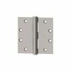 Flash Sale 🥰 Hager Companies Bb1191 Full Mortise, Five Knuckle, Ball Bearing, Standard Weight Hinge 4.5" X 4.5" Us32d 🌟