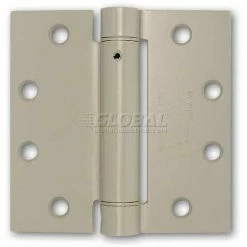 Best Sale ❤️ Ultra Hardware Spring Hinge, Sq. Corner, Ul Listed, 4-1/2"L X 4-1/2"W, 3.4mm, Grey Prime 🧥 Coat/Usp - Pkg Qty 6 🔥
