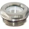 New ⌛ Stainless Fluid Level Sight w/ ESG Glass w/o Reflector - G 3/8" Pipe Thread - J.W. Winco 38GREA/B ⌛