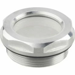 Best Sale 😉 Aluminum Fluid Level Sight Glass w/o Reflector - G 3/8" Pipe Thread - J.W. Winco R01/B 👍