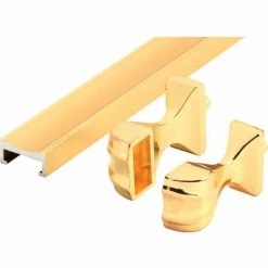 Best Sale 🥰 Prime-Line Products Prime-Line M 6094 Shower Door Towel Bar and Bracket Set, Brass 👍