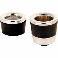 Wholesale 💯 Prime-Line Products Prime-Line M 6099 Sliding Shower Door Pull Knobs, Diecast with Black Rubber Bumper, Chrome Finish 🤩