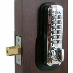Best deal ✔️ LockeyUSA Lockey Digital Door Lock M210 Mechanical Keyless Deadbolt, Bright Chrome ❤️
