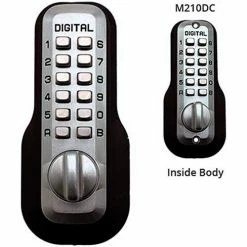 Outlet 😉 LockeyUSA Lockey Digital Door Lock M210 Mechanical Keyless Deadbolt Double Combination, Marine Grade 🥰