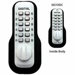 Top 10 ✔️ LockeyUSA Lockey Digital Door Lock M210 Mechanical Keyless Deadbolt Double Combination, White ⭐