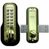Cheap 🔥 LockeyUSA Lockey Digital Door Lock M220 Surface Mount Deadbolt, Bright Brass 😍