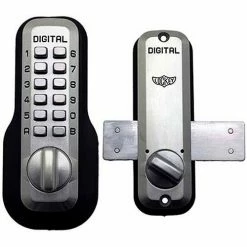 Top 10 🎁 LockeyUSA Lockey Digital Door Lock M220 Surface Mount Deadbolt, Satin Nickel 🌟