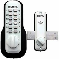 Top 10 😀 LockeyUSA Lockey Digital Door Lock M220 Surface Mount Deadbolt, White 🎁