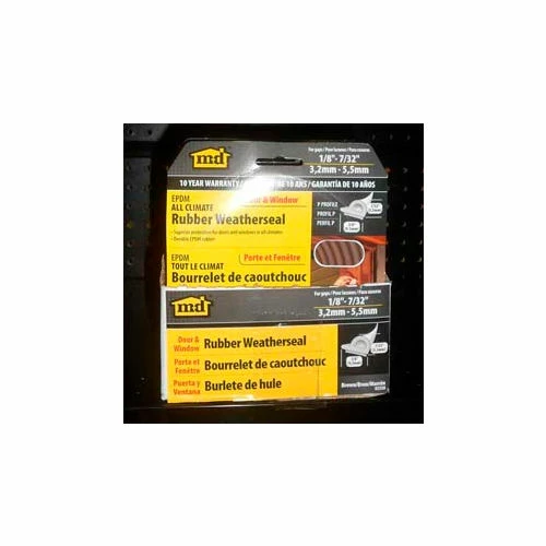 Flash Sale 🎁 M-D Building Products M-D All-Climate EPDM Weatherstrip P Strip, 02550, Brown, 17' 🌟 1 Flash Sale 🎁 M-D Building Products M-D All-Climate EPDM Weatherstrip P Strip, 02550, Brown, 17' 🌟