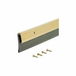 Deals 🥰 M-D Building Products M-D Deluxe Aluminum & Vinyl Door Sweep, 05744, Brite Gold, 36" 🎁