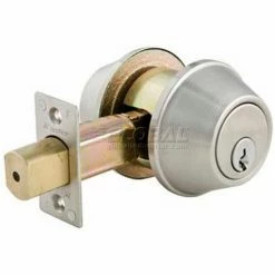 Cheap ⭐ Master Lock® Commercial Double Cylinder Deadbolt, Brushed Chrome 👍