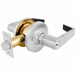 New 🔥 Master Lock® Commercial Cylindrical Lockset Lever, Keyed Entry, Brushed Chrome 🤩