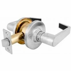 Promo 😀 Master Lock® Commercial Cylindrical Lockset Lever, Privacy, Brushed Chrome 😀