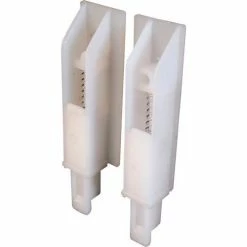 Buy 👏 Prime-Line Products Prime-Line N 6559 Closet Door Bottom Guide, 1 Left 1 Right, Nylon ✔️