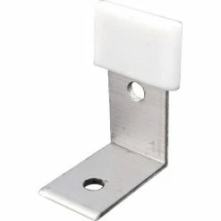 Best Sale 🎉 Prime-Line Products Prime-Line N 6655 Bypass Door Bottom "L" Guide Brackets, Like,(Pack of 2) 👏