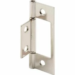 Budget 🤩 Prime-Line Products Prime-Line N 7273 Bi-Fold Door Hinge, 3 in., Steel, Satin Nickel Plated, Non-Mortise (Pack of 2) 🤩