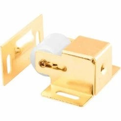 Outlet 😀 Prime-Line Products Prime-Line N 7290 Closet Door Roller Catch, Brass Plated 🎉