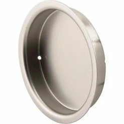 Best Sale ⌛ Prime-Line Products Prime-Line N 7297 Closet Door Pull, 2-1/8-Inch, Solid Brass, Satin Nickel Finish,(Pack of 2) ⌛