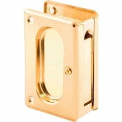 Cheap 😀 Prime-Line Products Prime-Line N 7361 Pocket Door Passage Pull, 3-3/4-Inch, Polished Brass 🔥
