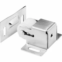 Buy 😉 Prime-Line Products Prime-Line N 7386 Cabinet/Closet Door Roller Catch, Satin Nickel 🔥