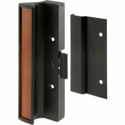 Promo 🔔 Prime-Line Products Prime-Line® Sliding Door Handle Set, Black Aluminum, International, C 1073 👏 -Doors & Windows Sales PL6 C1073