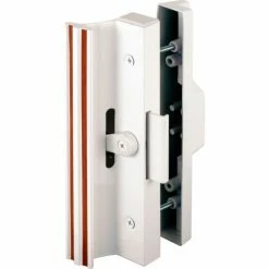 Best Sale 🌟 Prime-Line Products Prime-Line® Sliding Door Handle Set, White Aluminum and Diecast, C 1116 ✔️ -Doors & Windows Sales PL6 C1116