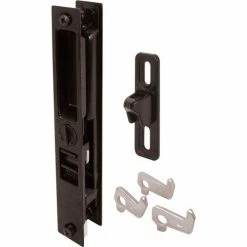 Cheapest 😉 Prime-Line Products Prime-Line® Sliding Door Handle Set, Mid Body Hook, Keyed, Black Diecast, C 1123 🌟 -Doors & Windows Sales PL6 C1123