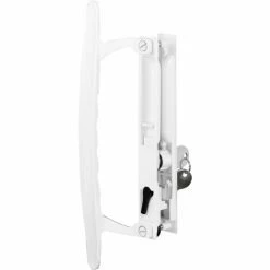 Hot Sale ⌛ Prime-Line Products Prime-Line® Sliding Door Handle, Flush Mount, White, C 1197 👏 -Doors & Windows Sales PL6 C1197