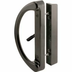 Best Pirce 👍 Prime-Line Products Primeline Products C 1224 Sliding Glass Door Handle, Black, Mortise Style 🤩