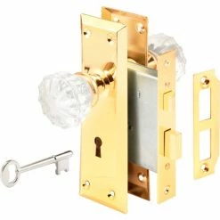 Brand new ๐ Prime-Line Products Prime-Line® Victorian Style Keyed Mortise Glass Knob Lock Set-Brass Finish, E 2311 ๐ 5 Brand new ๐ Prime-Line Products Prime-Line® Victorian Style Keyed Mortise Glass Knob Lock Set-Brass Finish, E 2311 ๐ -Doors & Windows Sales PL6 E 2311