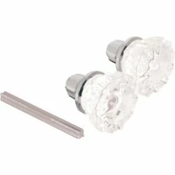 Best Pirce ✨ Prime-Line Products Prime-Line® 2 in. Satin Nickel Glass Door Knob Set, E 2536 😀 -Doors & Windows Sales PL6 E 2536