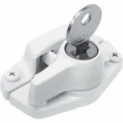 Cheap 🌟 Prime-Line Products Prime Line F 2646 Window Sash Lock, Keyed, White Diecast 🧨 -Doors & Windows Sales PL6 F 2646