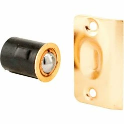 Hot Sale 😍 Prime-Line Products Primeline Products N 7331 Drive-In Ball Catch, W/Strike, Large, Brass Plated ⭐