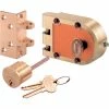 Best Pirce 🛒 Prime-Line Products Primeline Products SE 15316 Bronze Deadlock, 666A, Single Cylinder, Angle Strke, Brs Box ✔️