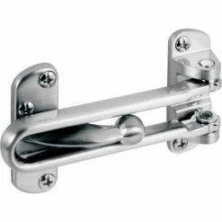 New 🌟 Prime-Line Products Prime-Line® Swing Bar Door Guard, U 10308, Satin Nickel 🧨 -Doors & Windows Sales PL6 U10308