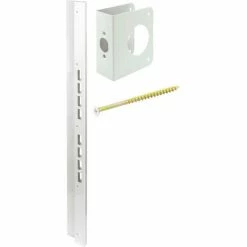 Promo 🔥 Prime-Line Products Prime-Line® Door And Jamb Reinforcement, U 10895, 2-3/4" Backset, White 🎁 -Doors & Windows Sales PL6 U10895