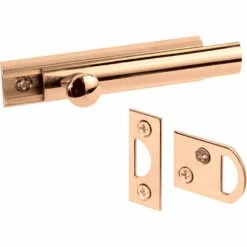 Deals 😍 Prime-Line Products Prime-Line® Slide Bolt and Keeper, U 9962, 3"L, Polished Brass 😉 -Doors & Windows Sales PL6 U9962