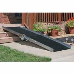 Cheap ⭐ PVI Wheel-A-Bout Portable Home Access Ramp WAB1030 - 10'L x 30"W - 600 Lb. Capacity 🔔