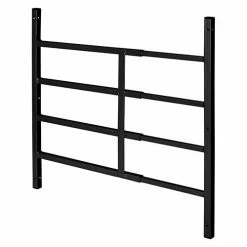 Outlet 🧨 Prime-Line Products Prime-Line S 4759 Fixed Window Guard, 14"-22"W X 21"H, 4 Bar, Black 💯